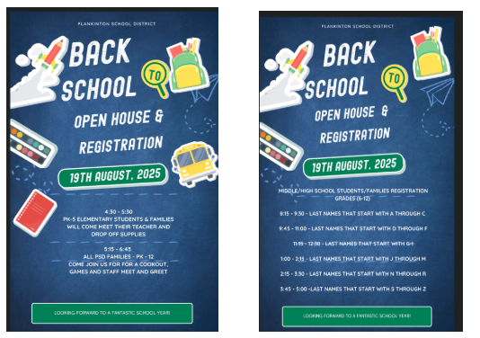 2025 open house flyer