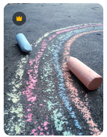 picture of chalk art