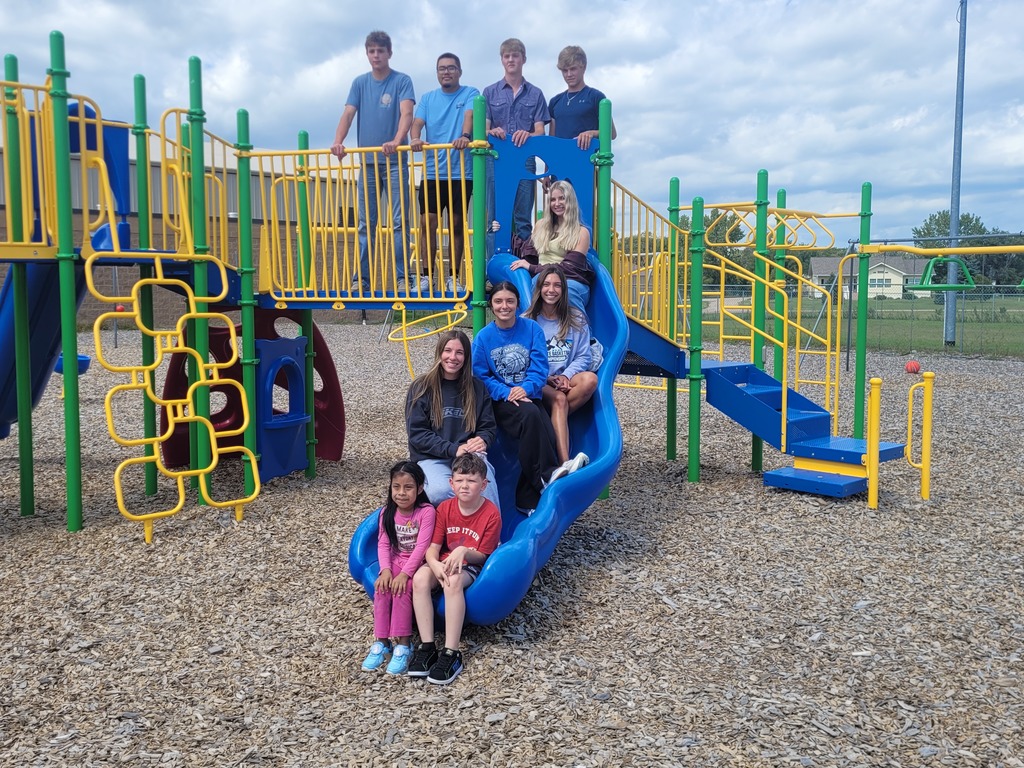 homecoming royalty candidates on the playground