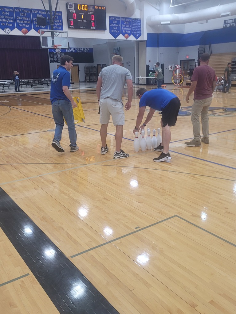male teachers participating in a Senior Game