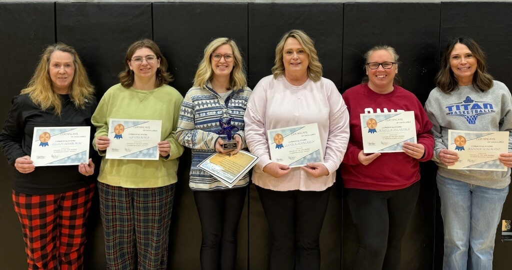 Six teacher of the year candidates are shown