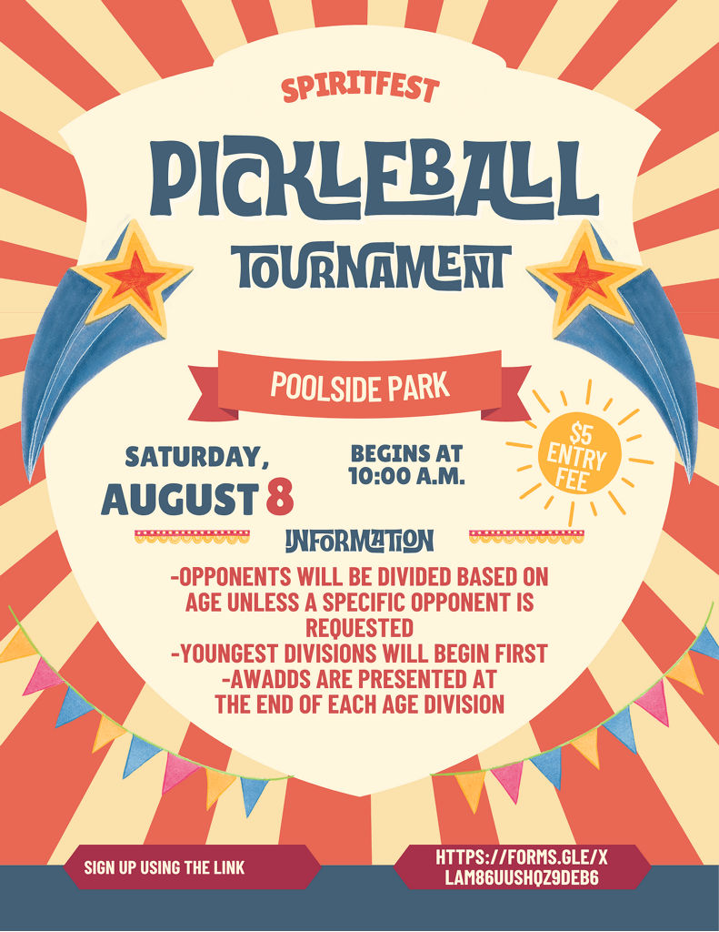 pickleball tournament flyer