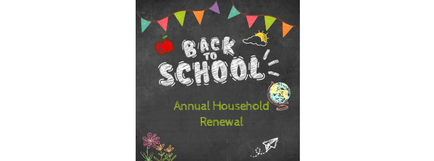 image depicting back to school annual household registration