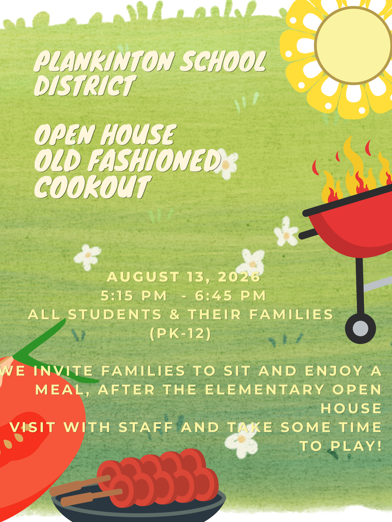 flyer advertising the open house cookout