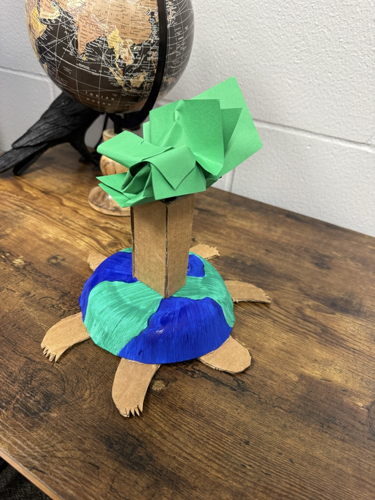 turtle with a tree