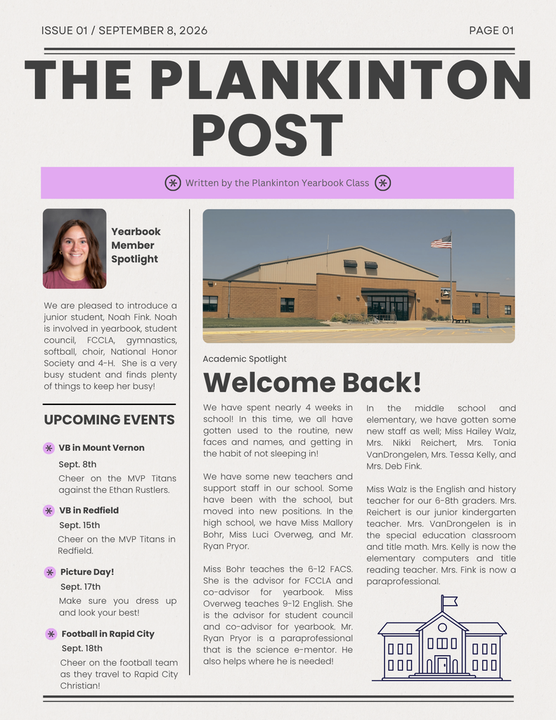 Page 1 of The Plankinton Post