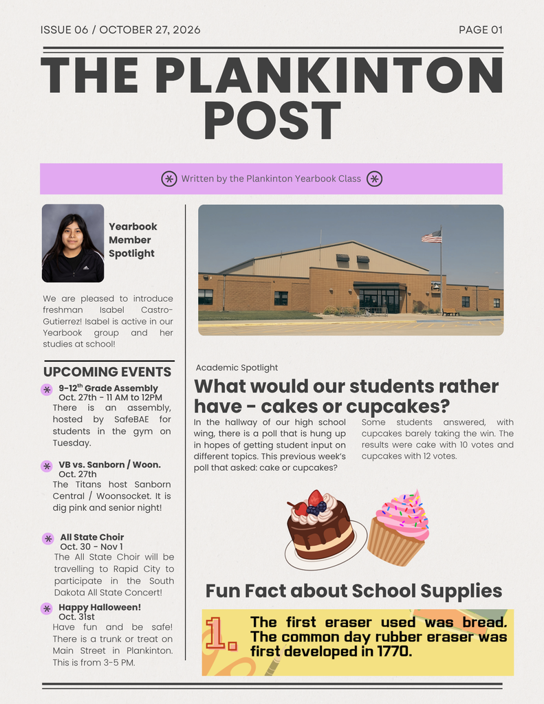 Page 1 of The Plankinton Post