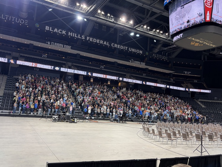 the full choir is made up of about 1000 students