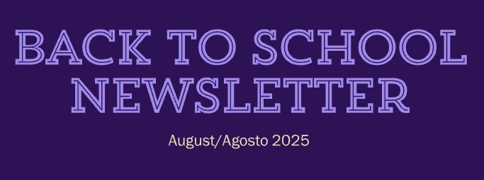 Back to School Newsletter
