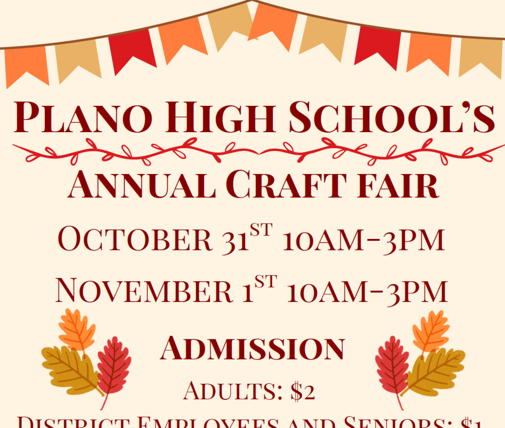 PHS Craft Fair Flyer