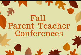 Fall Parent-Teacher Conferences with fall leaves