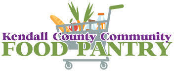 Kendall County Community Food Pantry with shopping cart