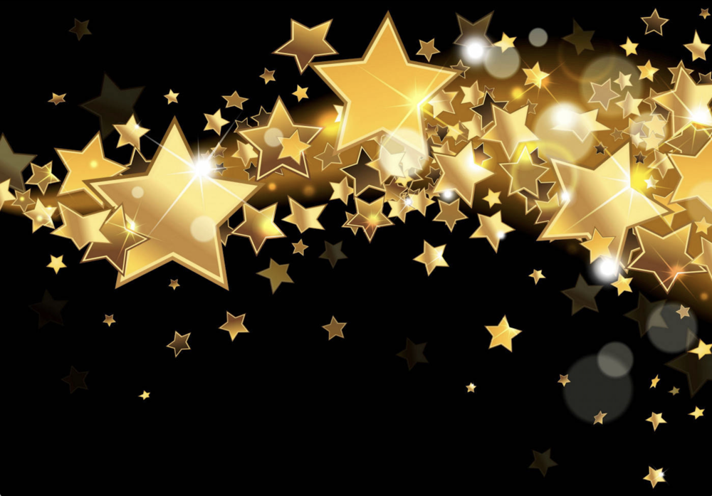 Black background with stars