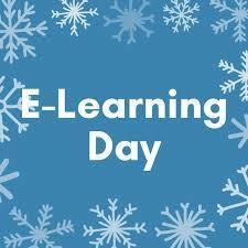 E-Learning Day with snowflakes
