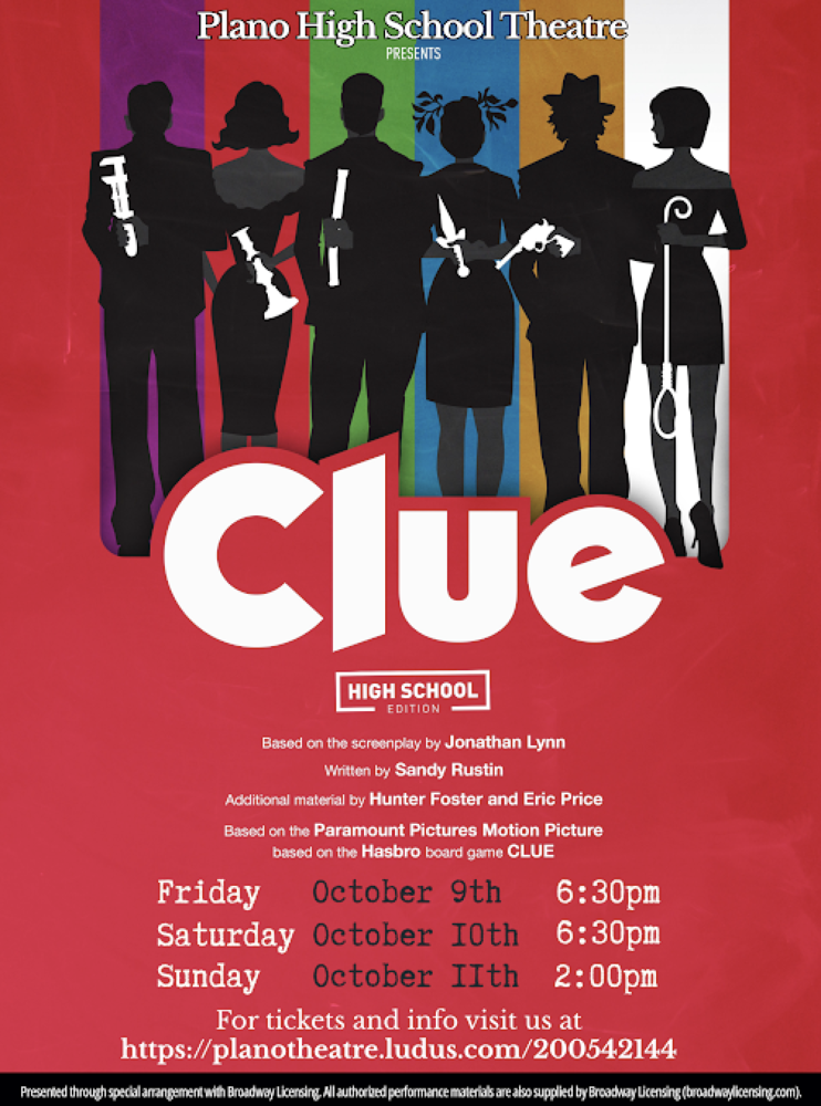 PHS Theatre Flyer - Clue