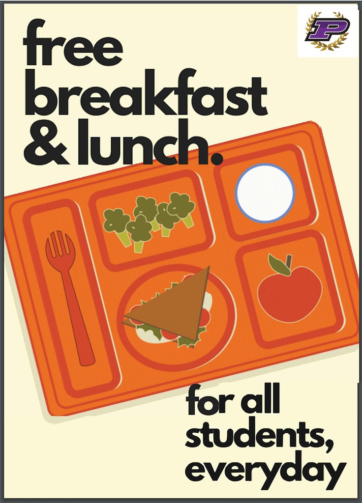 free breakfast & Lunch for all students, everyday