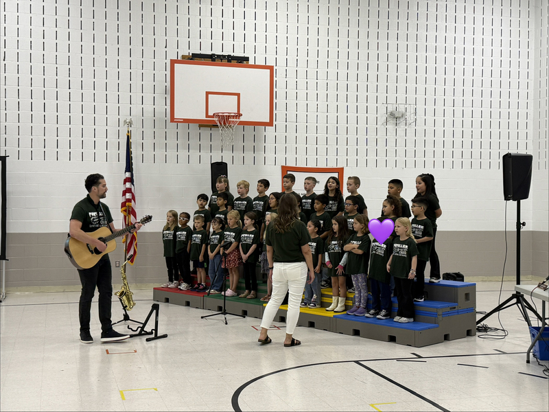 PHM choir students performing