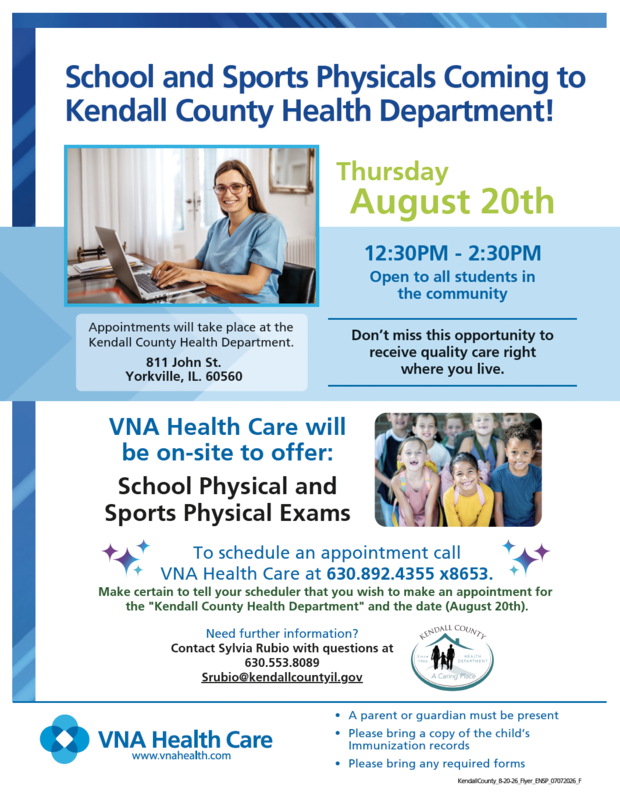 Sports Physicals Flyer - English