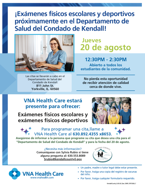 Sports Physicals Flyer - Spanish