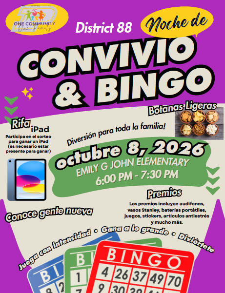 Mingle & Bingo Flyer Spanish