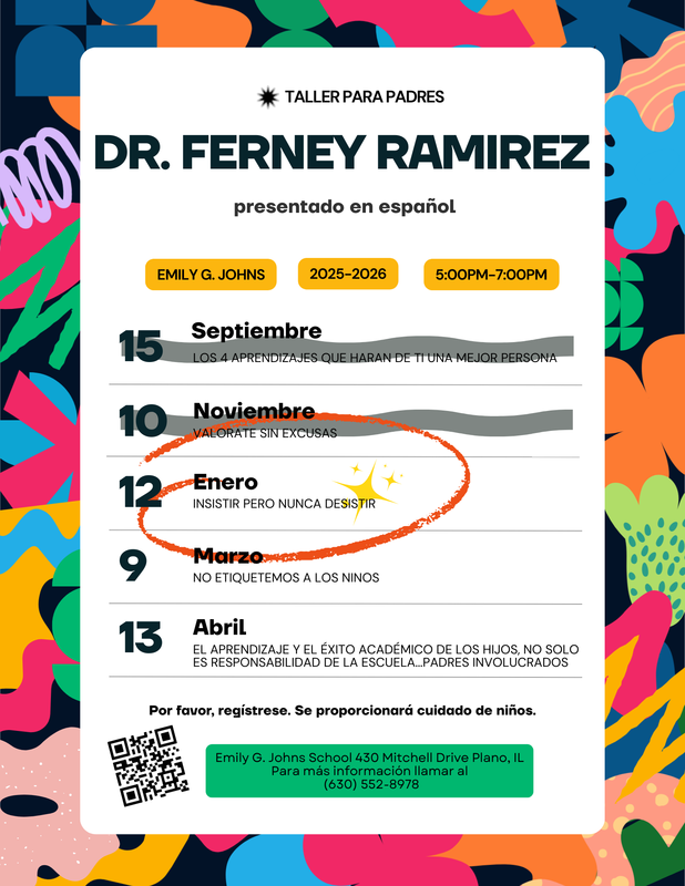 Dr. Ferney Ramirez Flyer with Dates
