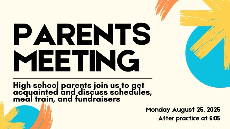 Volleyball parents meeting