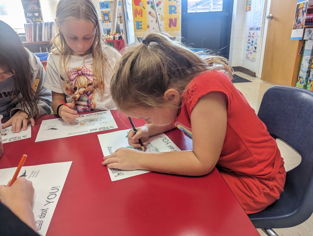 Kindness Konnection is busy today after school. We hope to have something in your mailbox soon. We have students from kindergarten to fifth grade and 6 adults.