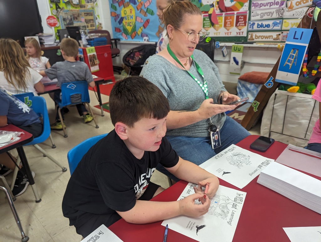 Kindness Konnection is busy today after school. We hope to have something in your mailbox soon. We have students from kindergarten to fifth grade and 6 adults.