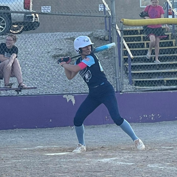 The Plato Eagles win 20-7 at Stoutland. Sophia Craddock hits first career home run!