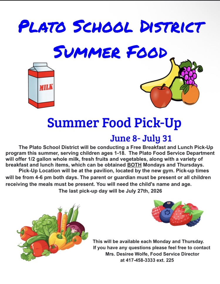 Plato Summer Food Program