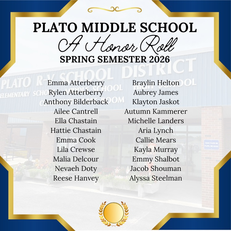 Plato Honor Roll