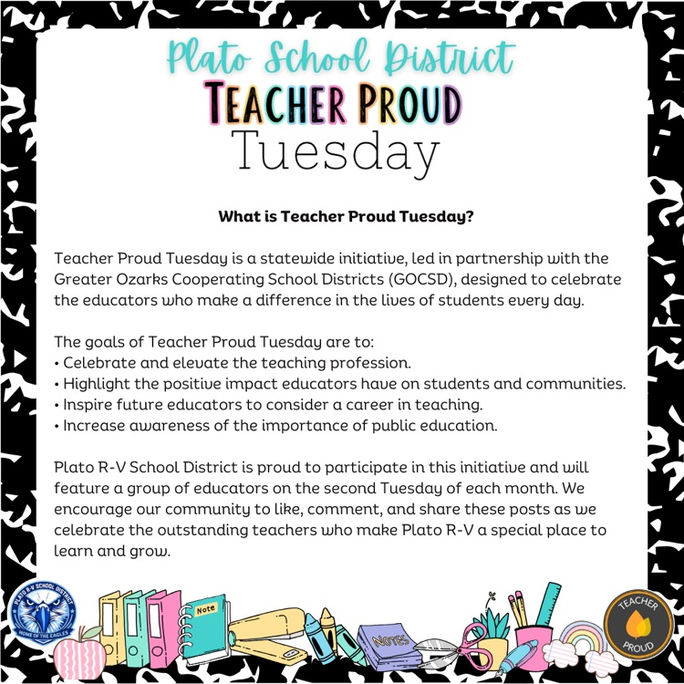 teacher proud Tuesday