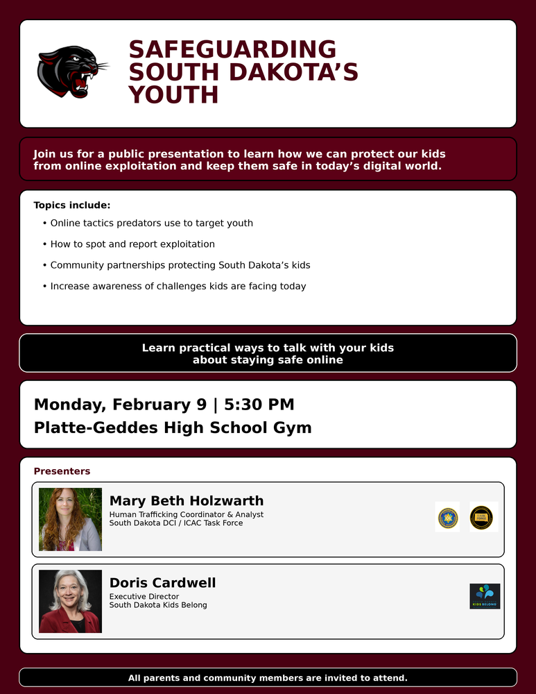 Safeguarding SD's Youth Presentation