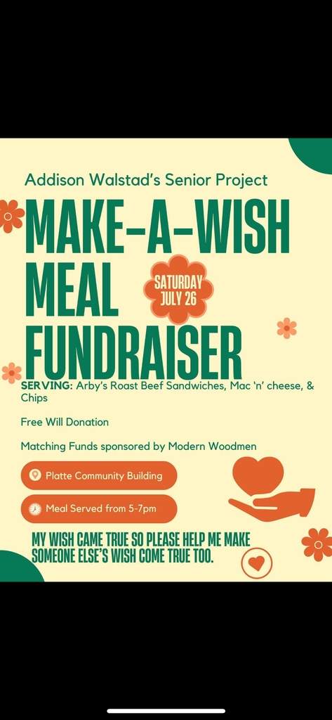 Make-A-Wish Meal Fundraiser Flyer