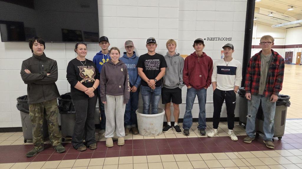 Senior Ag students