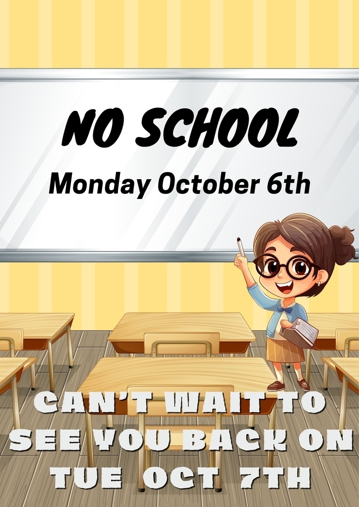 No School Oct 6th