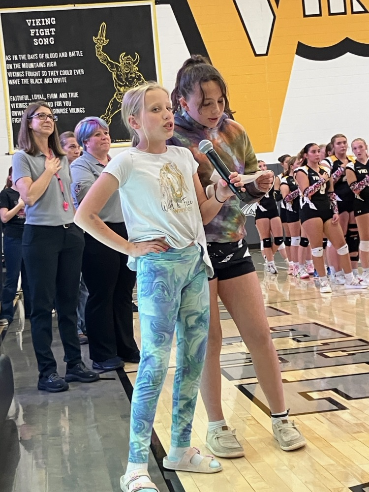 National Anthem shines from our elementary talent tonight.