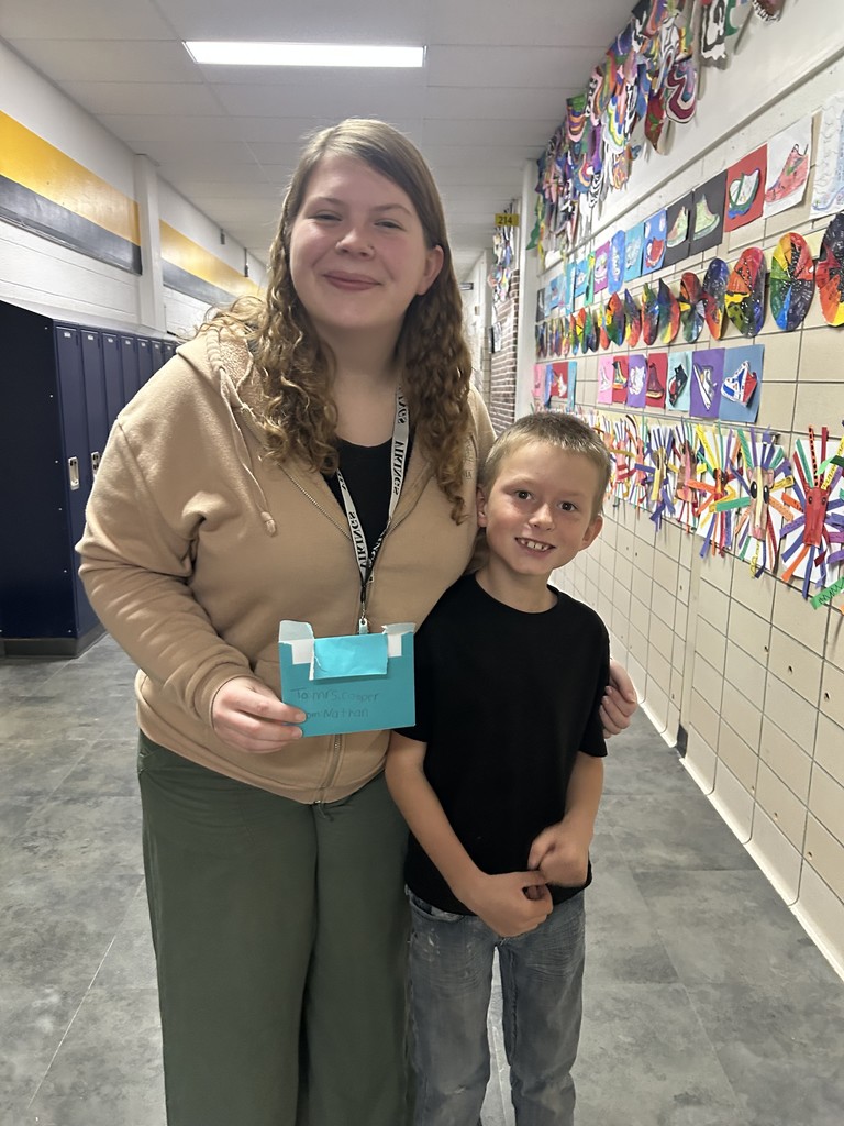 Such special thank you's shared by our students with staff in celebration of American Education Week