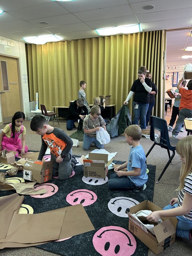 Busy Building Animal Habitats!