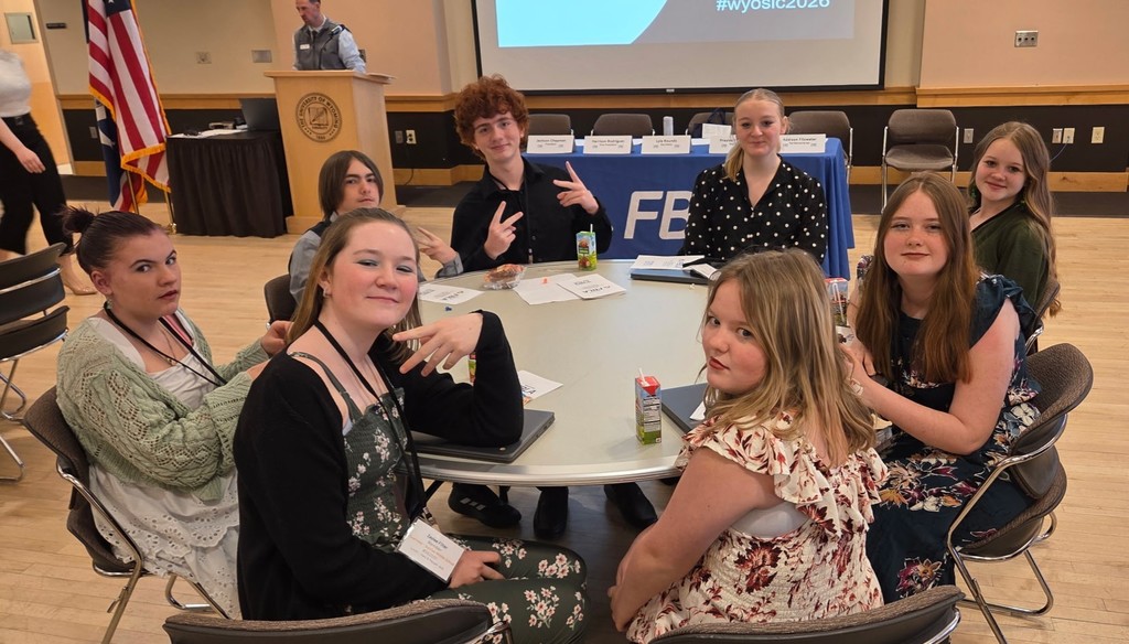 Junior High FBLA is in the house for the Wyoming Middle School State Leadership Conference