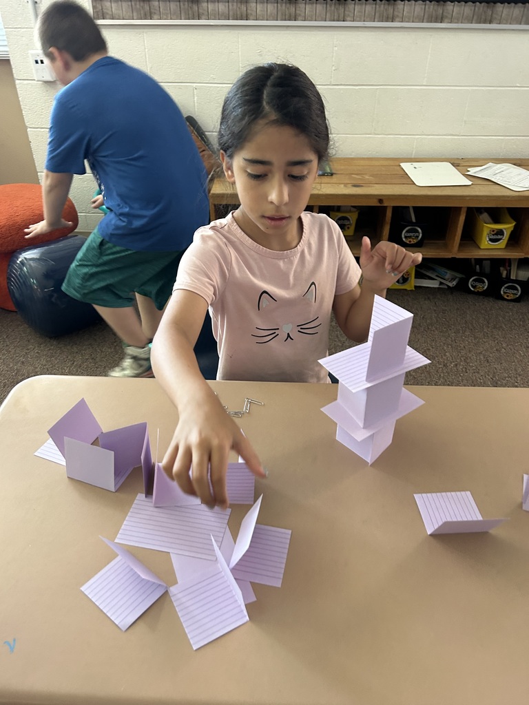 2nd grade Step Up! Building structures.
