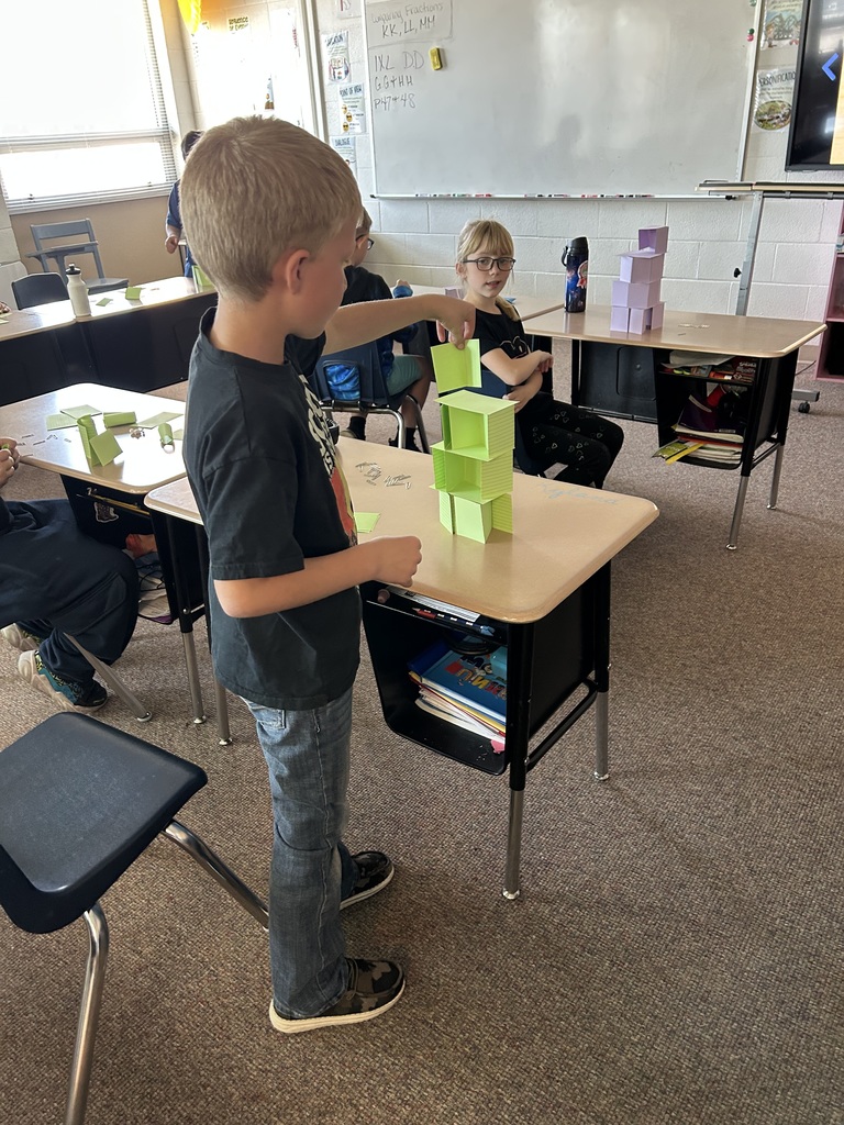 2nd grade Step Up! Building structures.