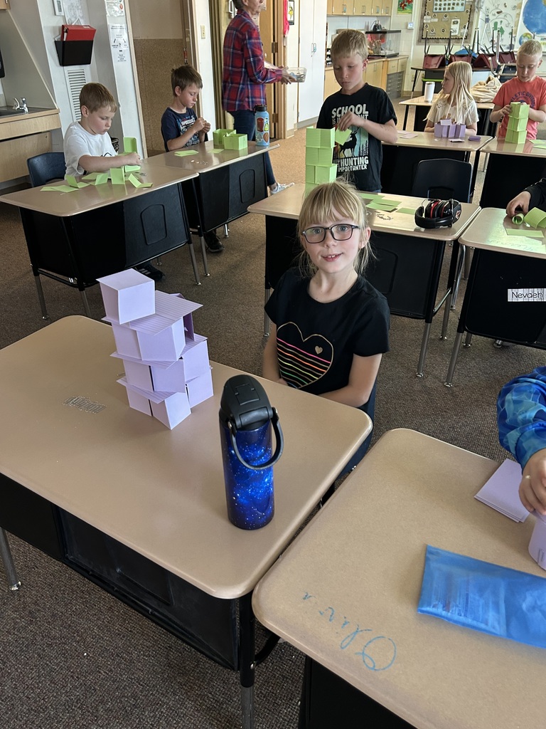 2nd grade Step Up! Building structures.