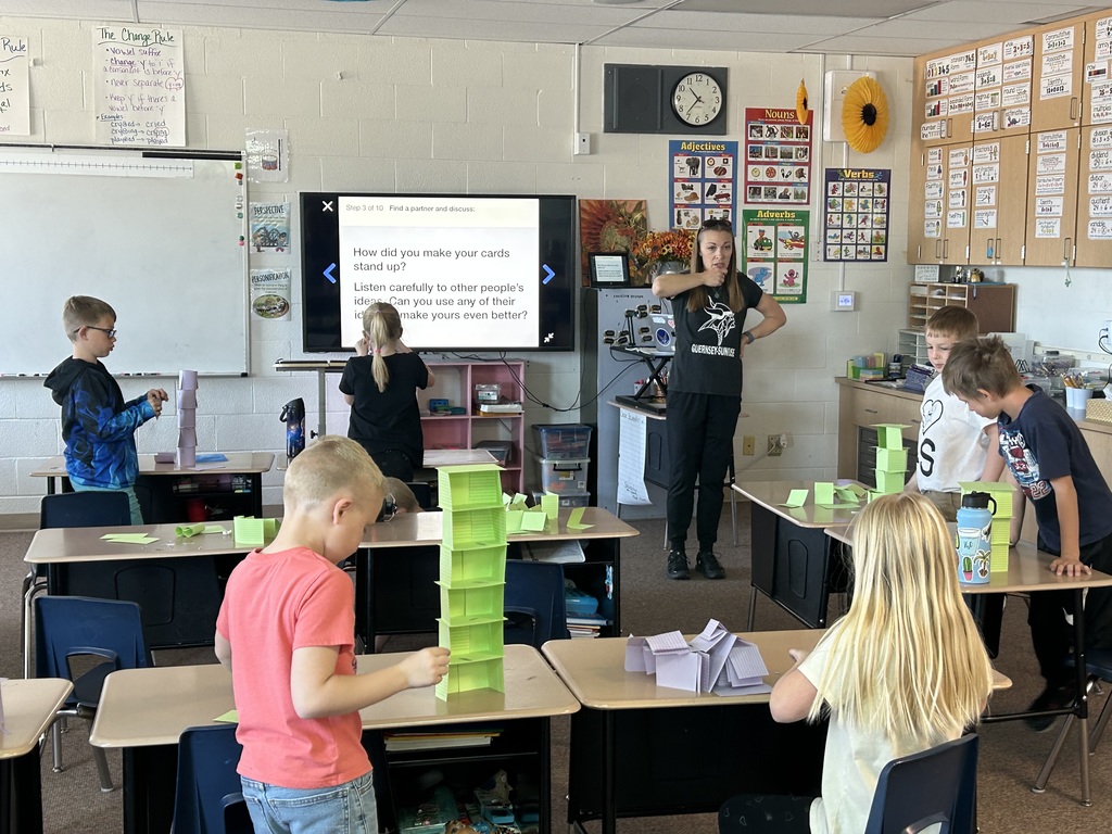 2nd grade Step Up! Building structures.