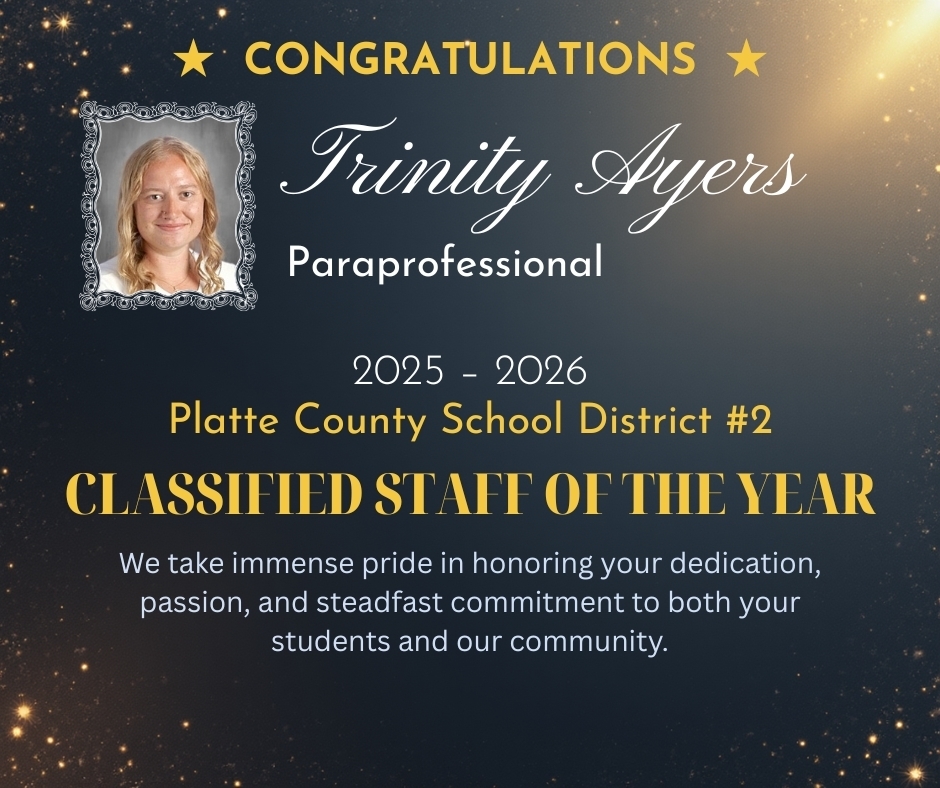 Congratulations Mrs VanNatter and Ms Ayers!