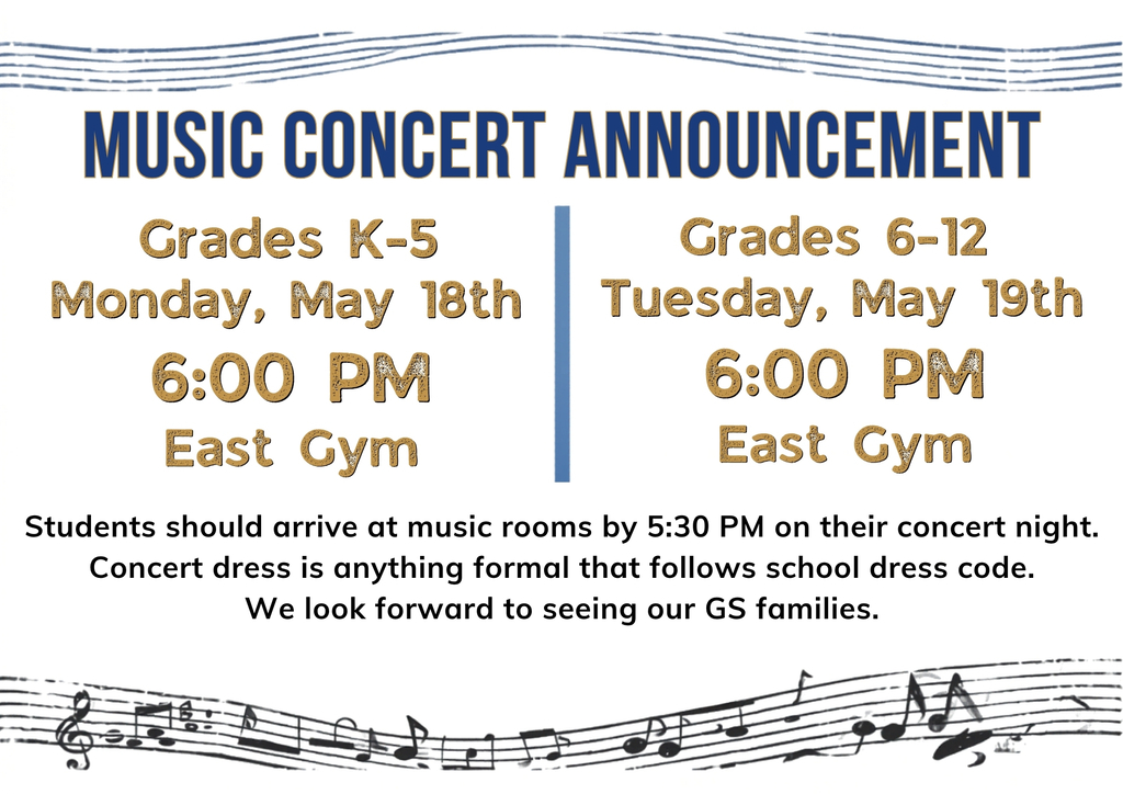 Band Concerts Scheduled for Next Week