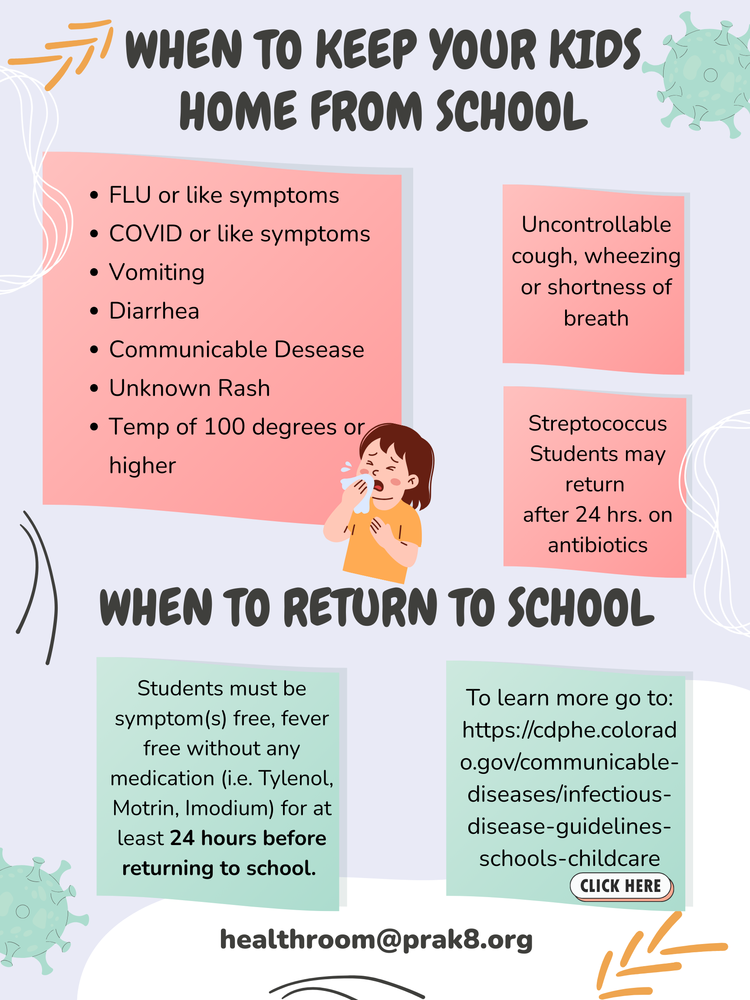 When to keep kids home from school