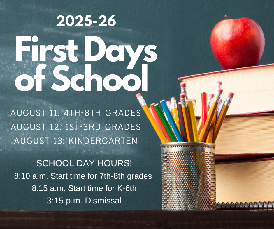 1st Day School Schedule