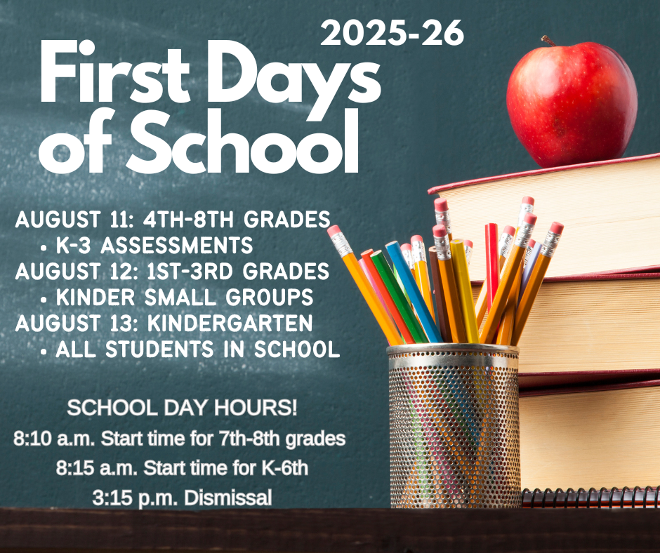 First Day of School Information