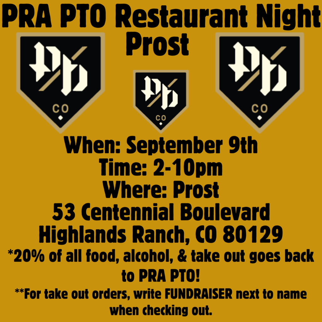 When: September 9th Time: 2-10pm Where: Prost 53 Centennial Boulevard Highlands Ranch, CO 80129